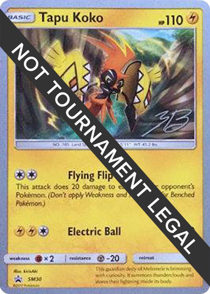 Tapu Koko 2017 Zachary Bokhari SM30 carta