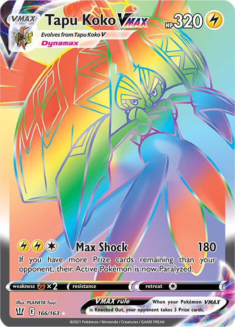 Tapu Koko VMAX Secret 166/163