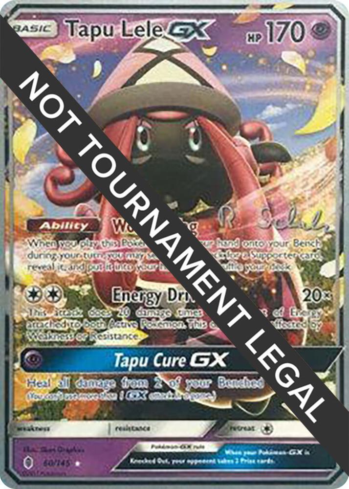 Tapu Lele GX 2018 Robin Schulz 60/145 card