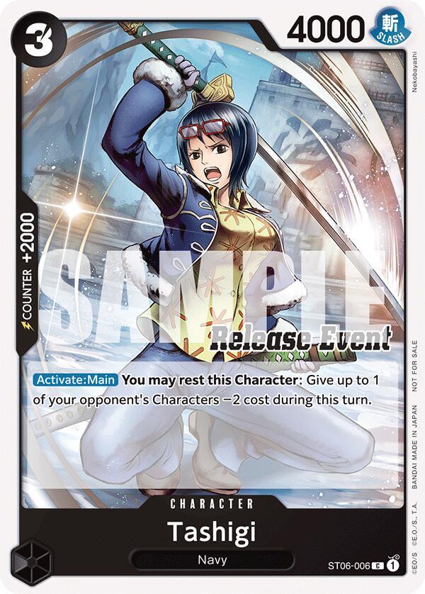 Tashigi ST15 ST20 Release Event Pack ST06-006 card