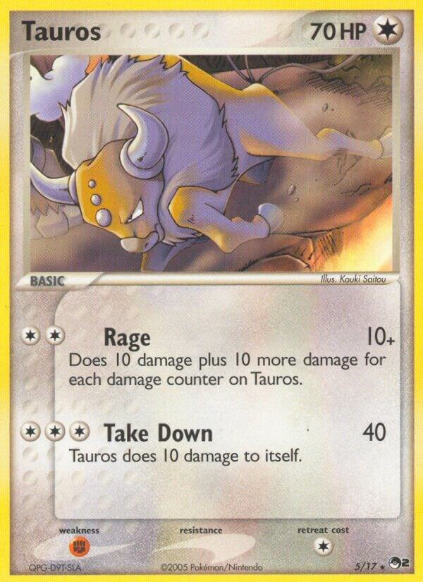 Tauros 005/017 card