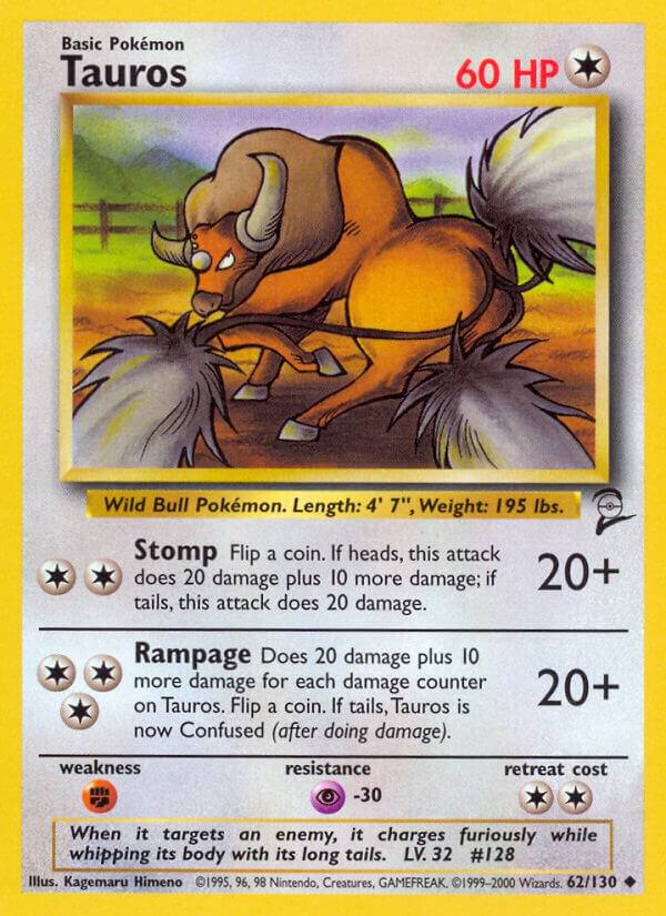 Tauros 062/130 card