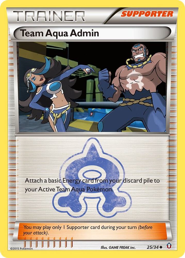 Team Aqua Admin 25/34 carta