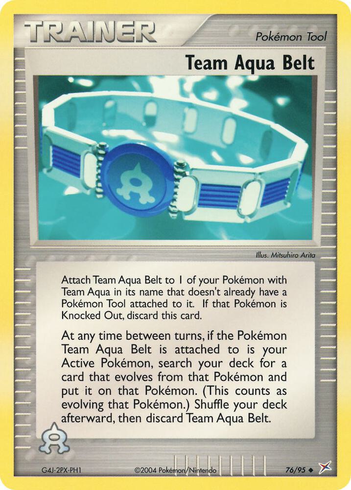 Team Aqua Belt 76/95 carta