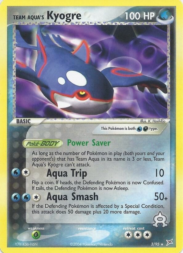 Team Aquas Kyogre 3 95 EX Team Magma vs Team Aqua 003/095