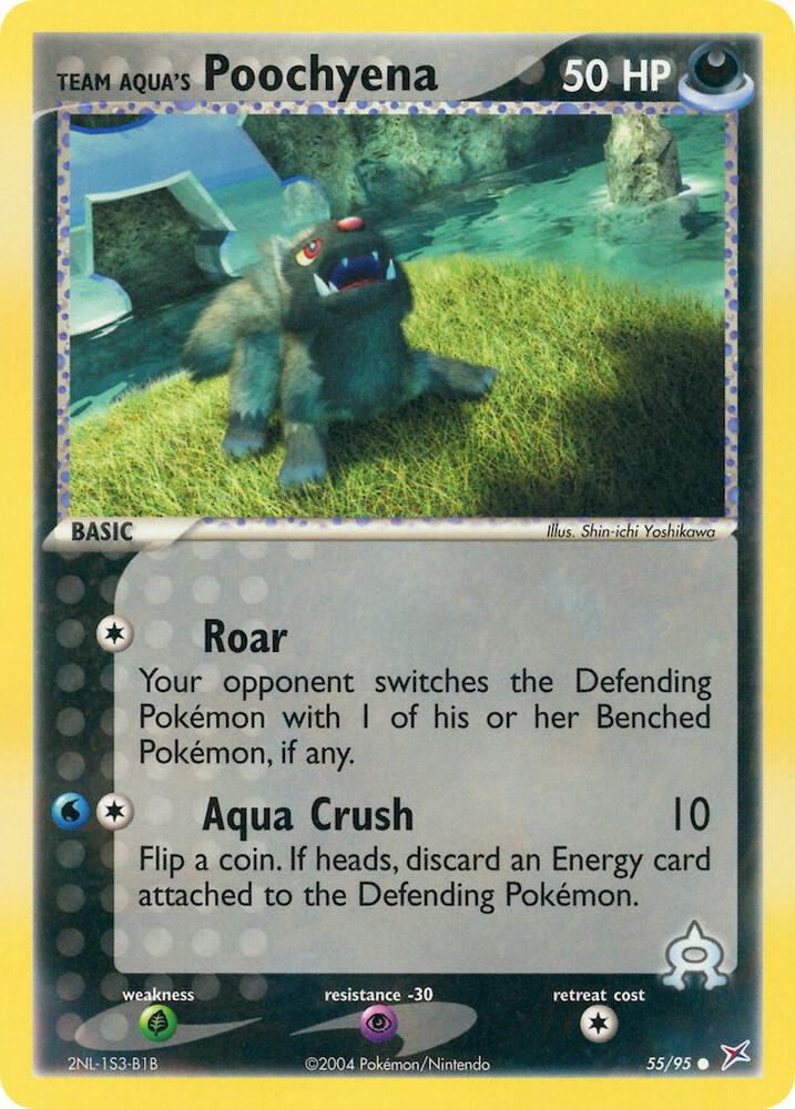 Team Aquas Poochyena 55 95