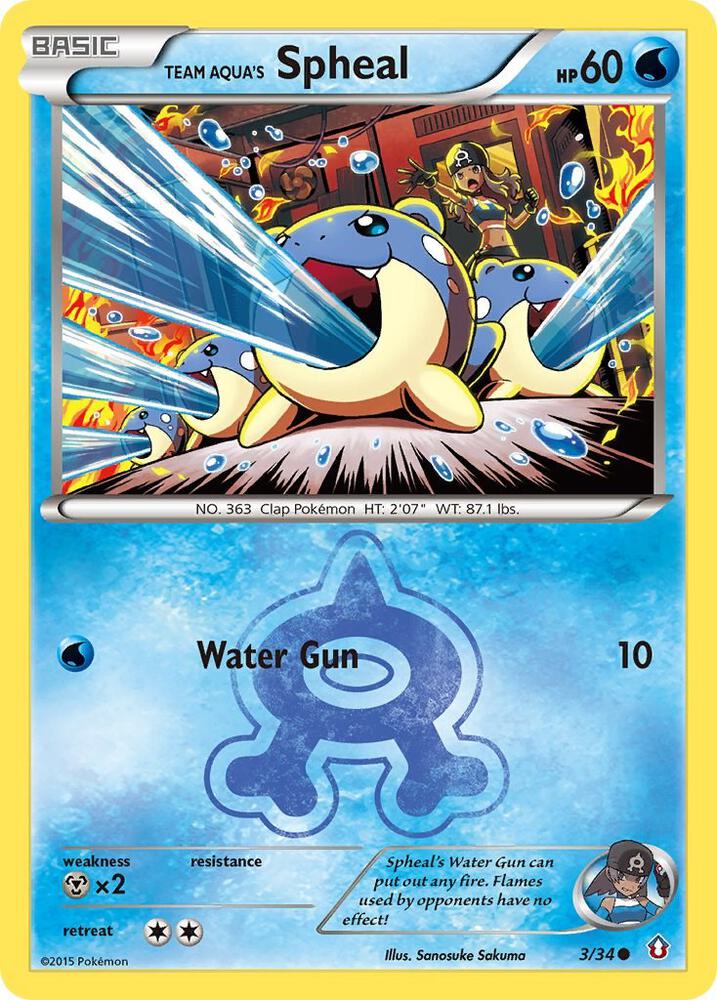 Team Aquas Spheal 3/34
