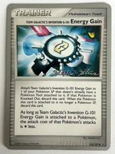 Team Galactics Invention G 101 Energy Gain 2009 Stephen Silvestro 116/127 card
