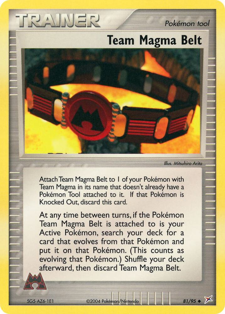 Team Magma Belt 81/95 carta