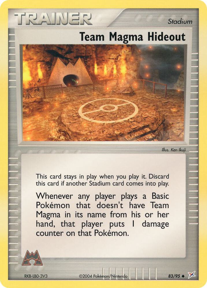 Team Magma Hideout 83/95