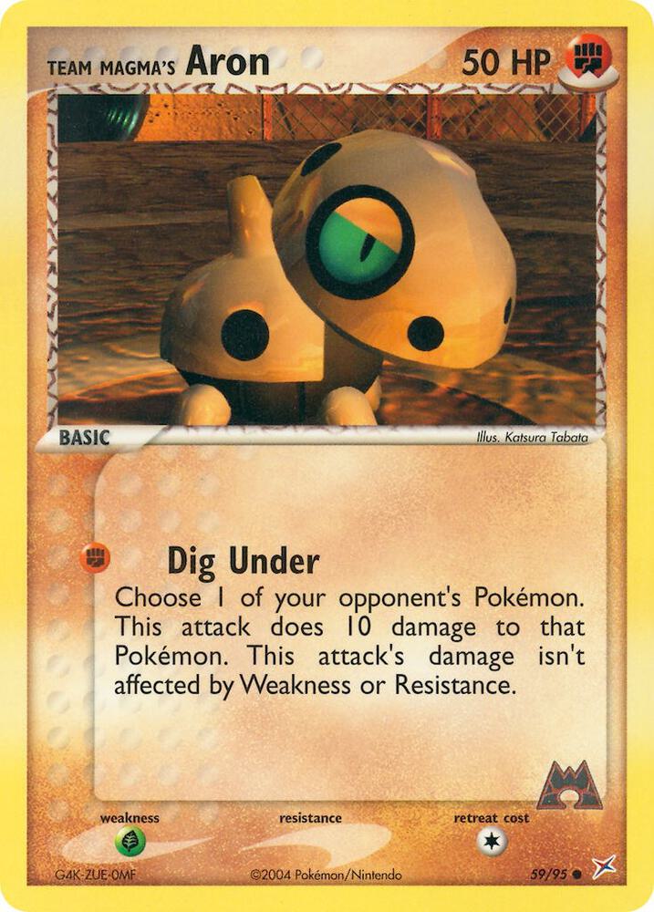 Team Magmas Aron 59 95 carta