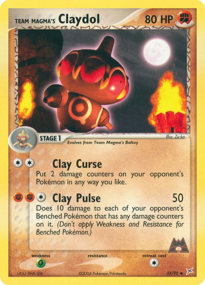Team Magmas Claydol 33 95