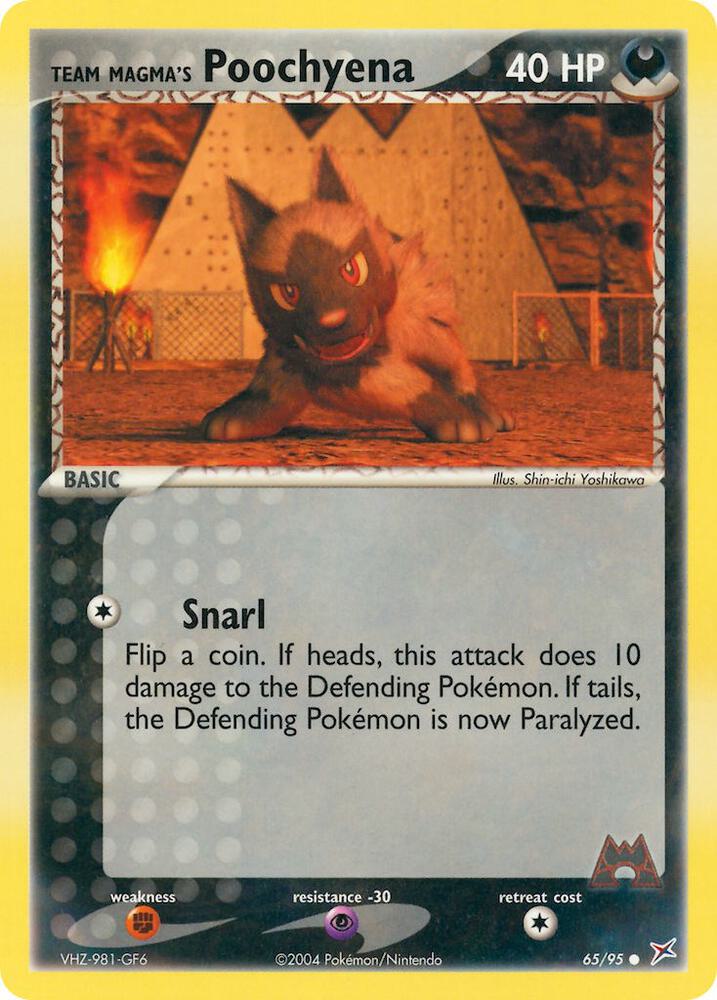 Team Magmas Poochyena 65 95
