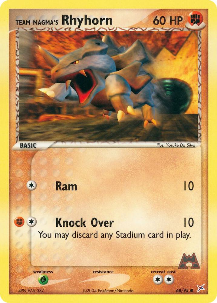 Team Magmas Rhyhorn 68 95