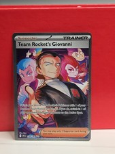 Team Rockets Giovanni 238 182 card
