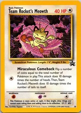Team Rockets Meowth 18/53 card