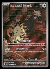 Team Rockets Meowth 203 182 card