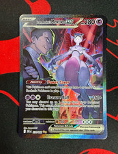 Team Rockets Mewtwo ex 231 182 card