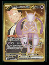 Team Rockets Mewtwo ex 240 182 card