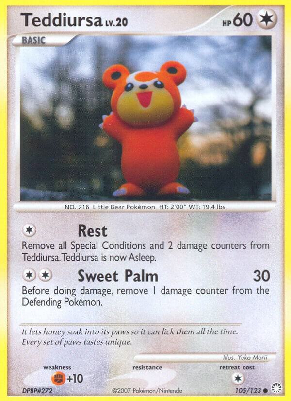 Teddiursa 105/123 card