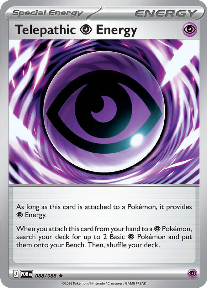 Telepathic Psychic Energy 088 Non Holo 088/088
