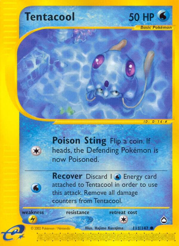 Tentacool 113/147 carta