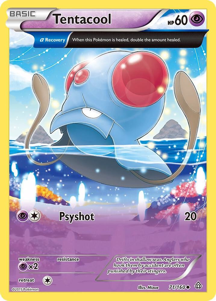 Tentacool Alpha 71/160 carta