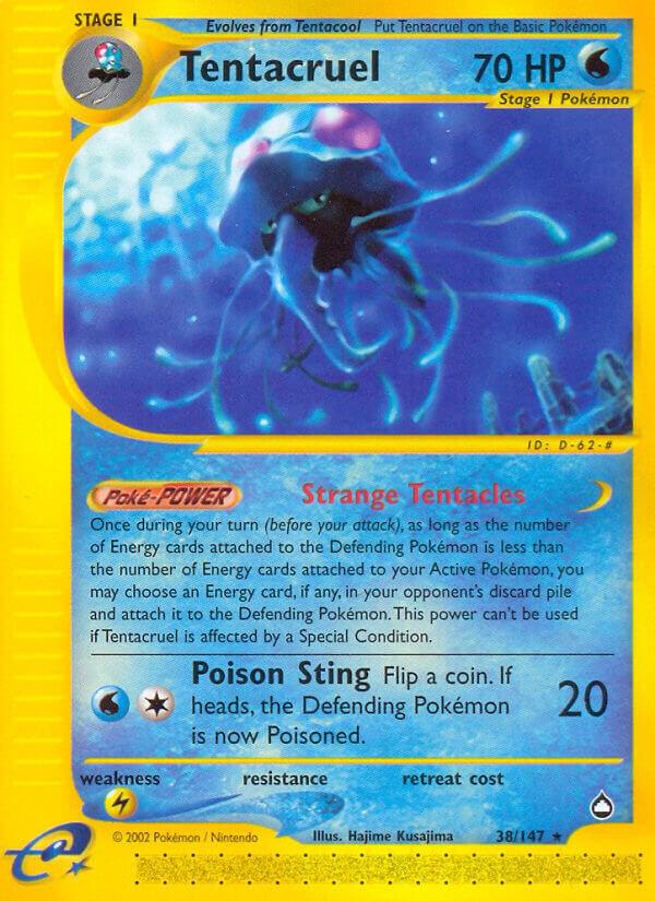 Tentacruel 038/147 card