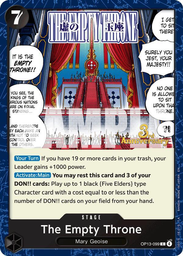 The Empty Throne OP13-099 card