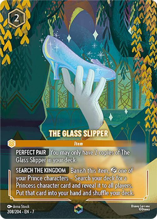 The Glass Slipper Enchanted 208/204 card