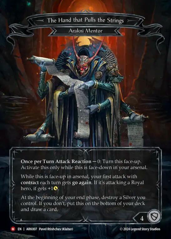 The Hand that Pulls the Strings ARK007 card