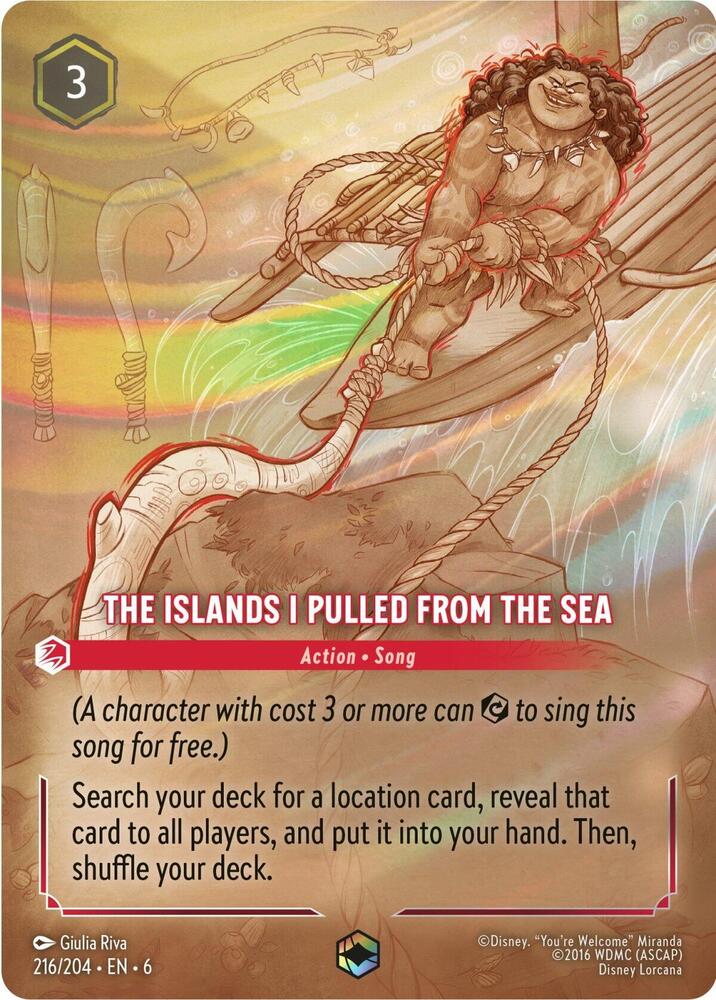 The Islands I Pulled From The Sea Enchanted 216/204 carta