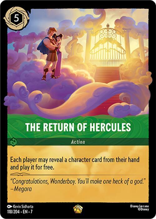 The Return of Hercules 118/204 card