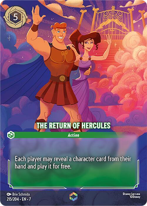 The Return of Hercules Enchanted 215/204 carta