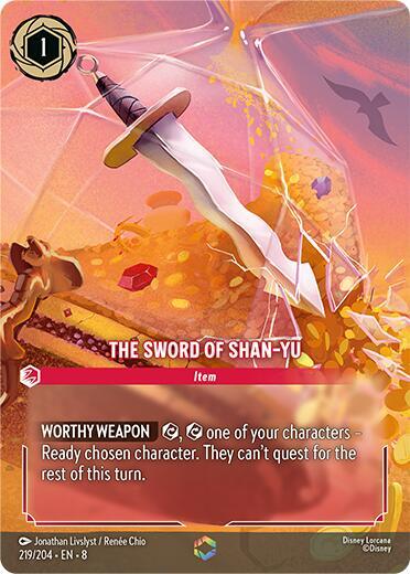 The Sword of Shan Yu Enchanted 219/204 card