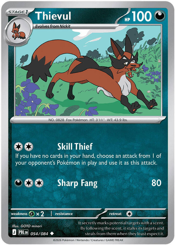 Thievul 054/084 card