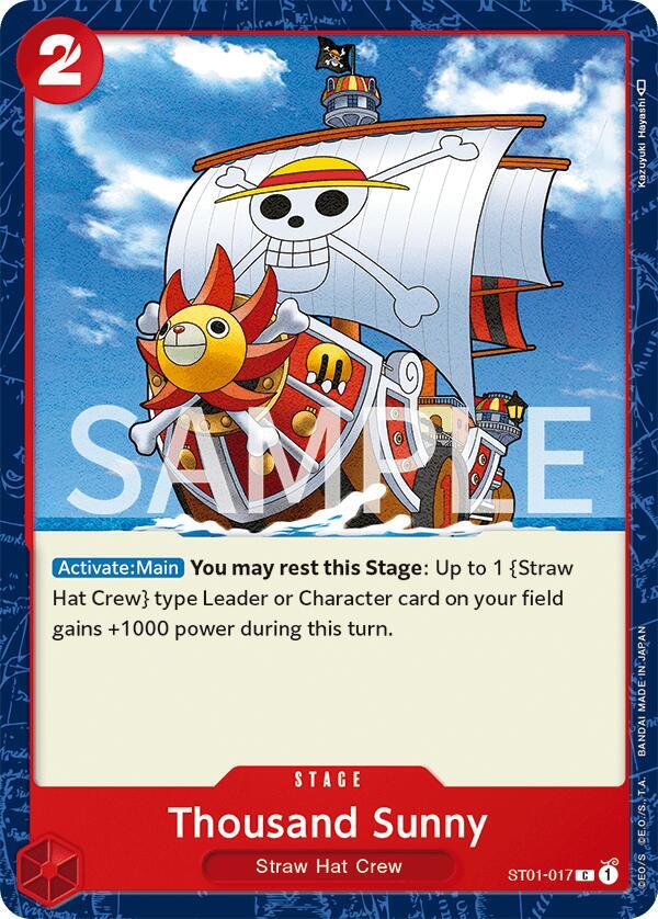 Thousand Sunny ST01-017 carta
