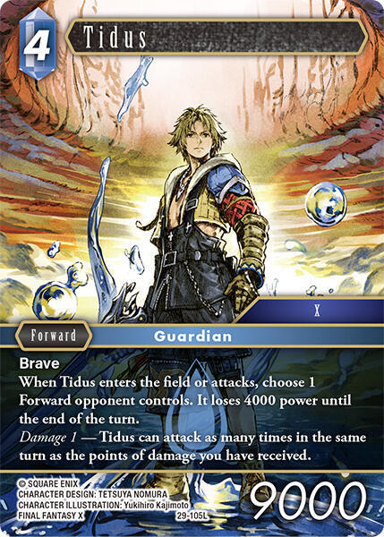Tidus 29-105L carta