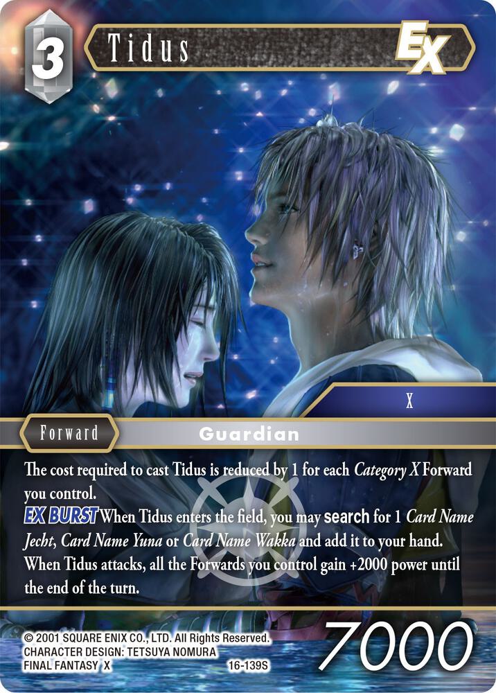 Tidus EX 16-139S card