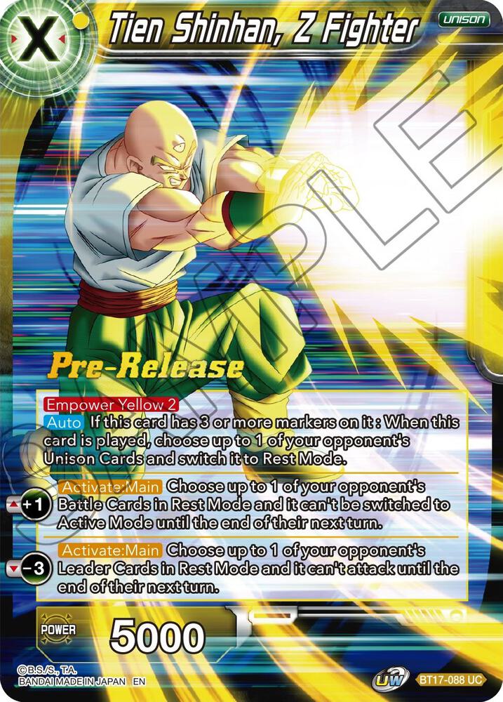 Tien Shinhan Z Fighter BT17-088