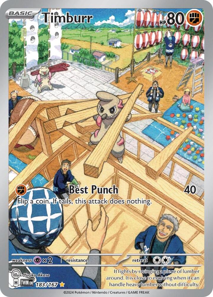 Timburr 183/167 card
