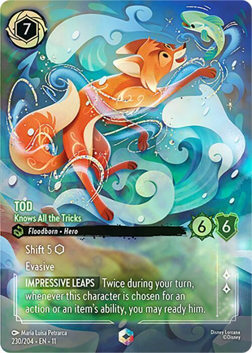 Tod Knows All the Tricks Enchanted 230/204 carta