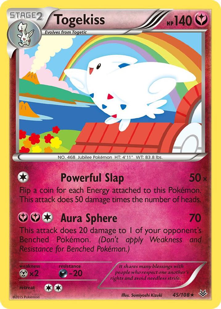 Togekiss 45 45/108 card