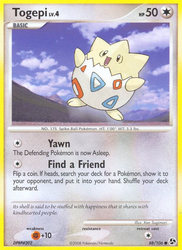 Togepi 88/106 card