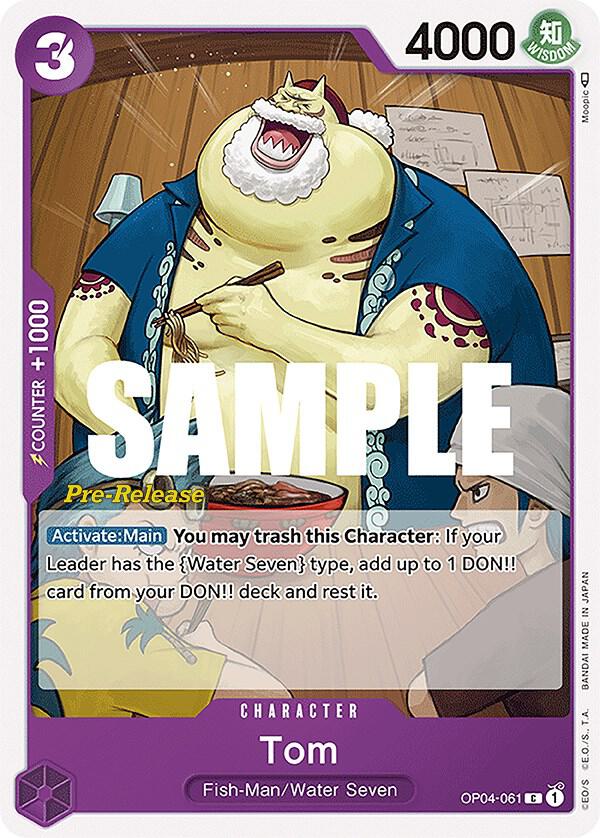 Tom OP04-061 card