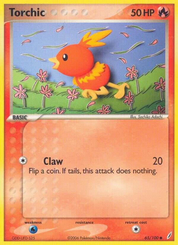 Torchic 065 100 card