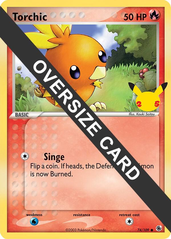 Torchic 074/109 card