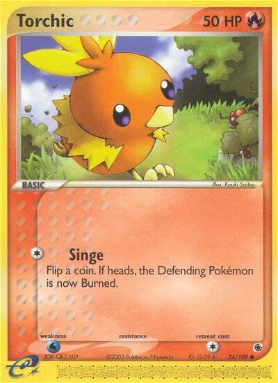 Torchic 74 109 carta