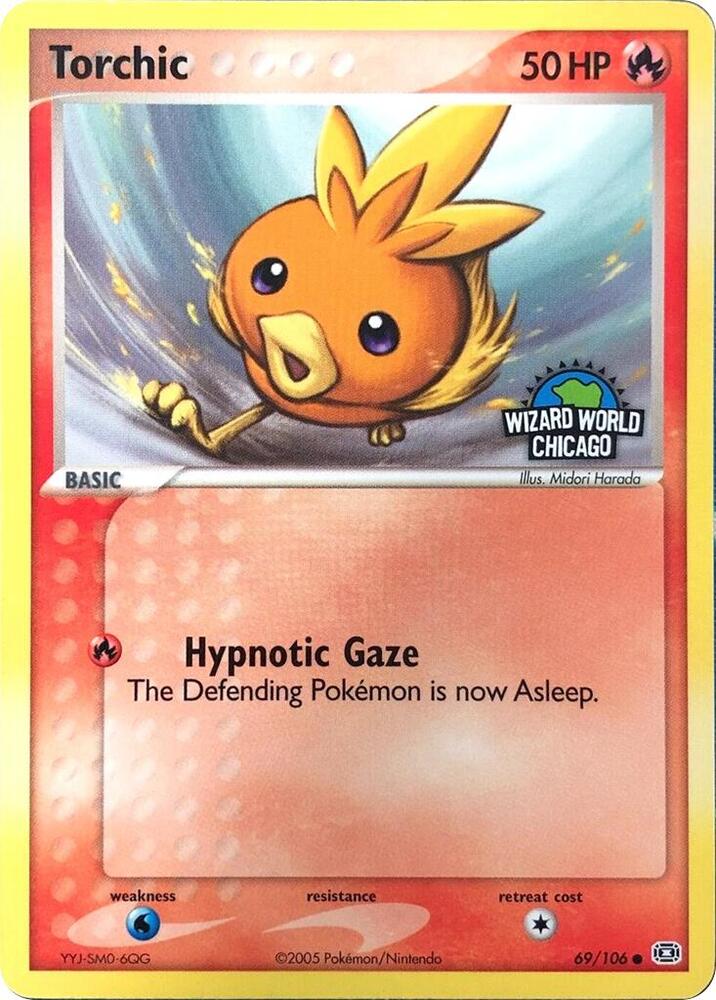 Torchic Wizard World Chicago 69/106 card