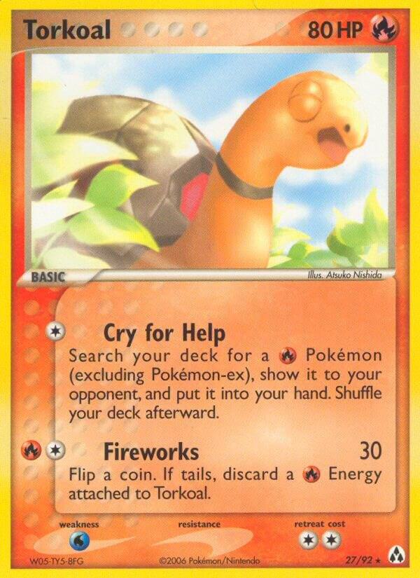Torkoal 27/92 card